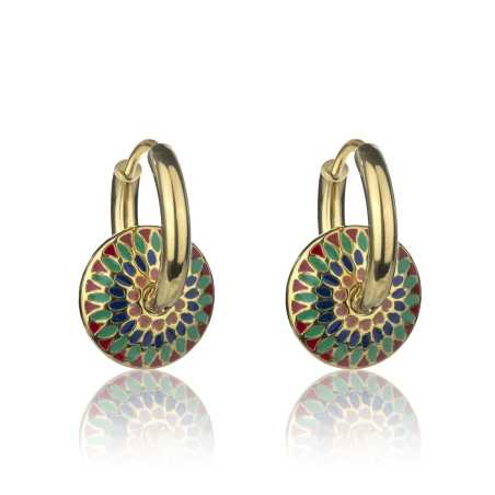 Stylové kruhové náušnice 2v1 Addilyn EWE24006G Emily Westwood