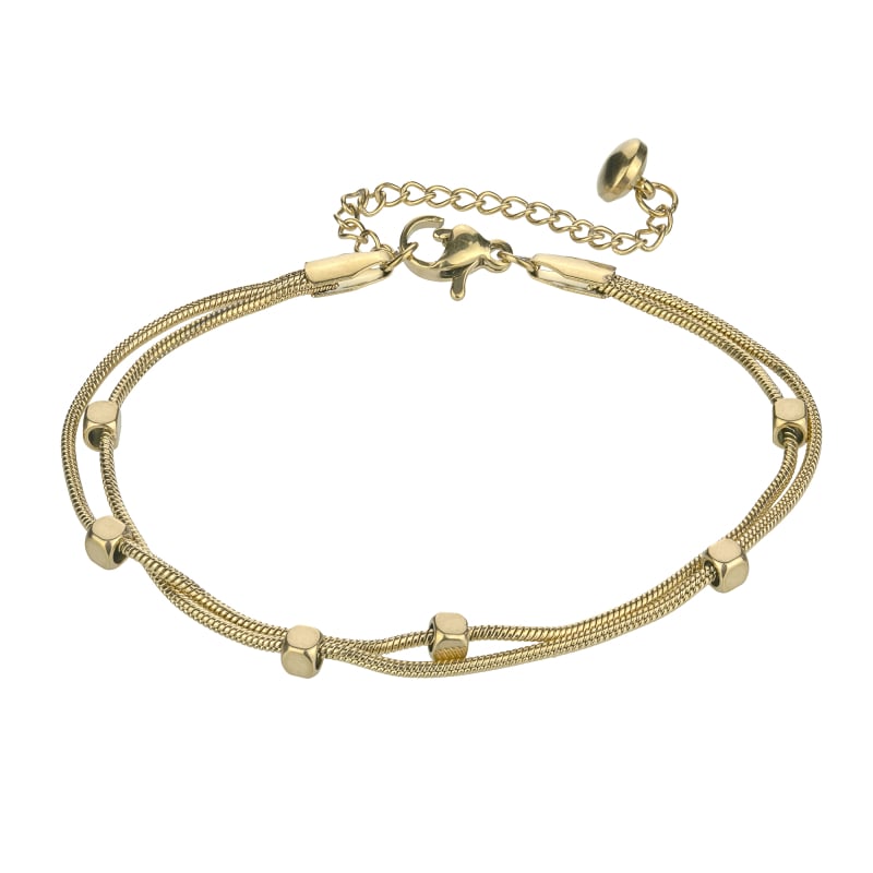 Dvojitý pozlacený náramek pro ženy Allie EWB24030G Emily Westwood