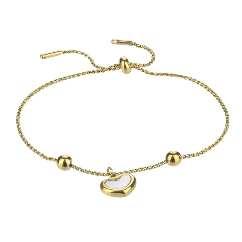 Romantický ocelový náramek se srdíčky Jazlyn EWB24001G Emily Westwood