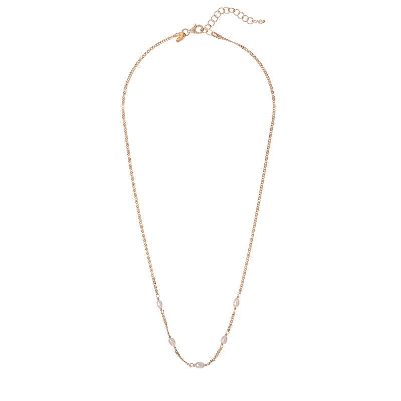 Elegantní pozlacený náhrdelník s pravými perlami AL3855-Oro Alisia Elegantní pozlacený náhrdelník s pravými perlami AL3855-Oro Alisia