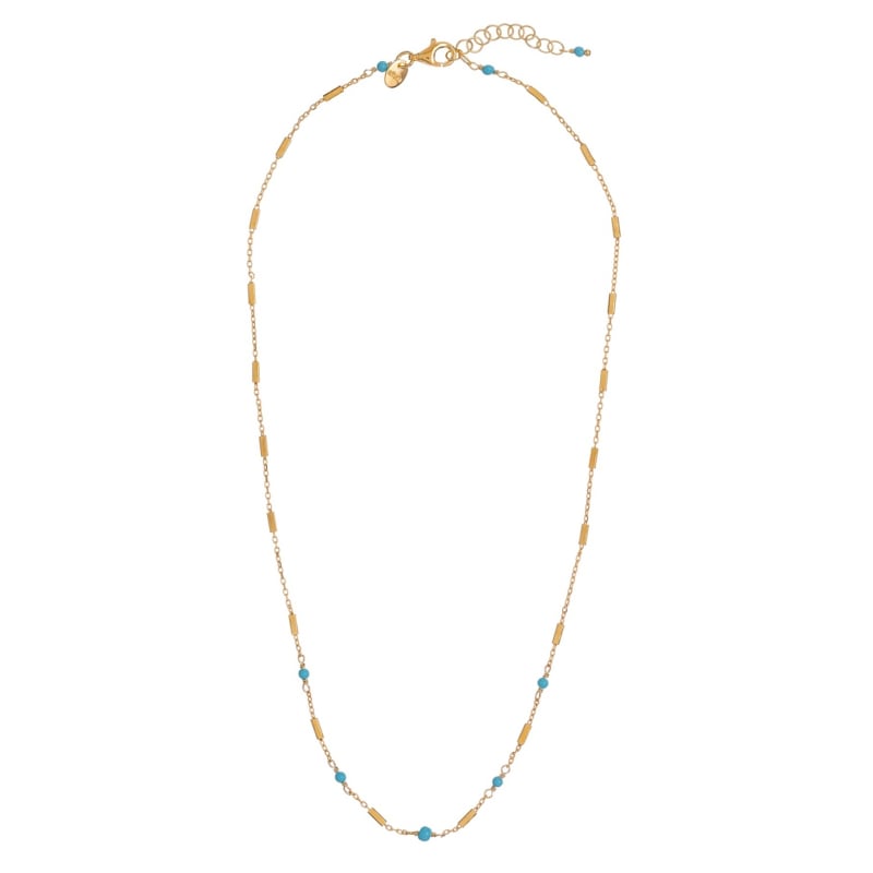 Něžný pozlacený náhrdelník s tyrkysem AL3243-Oro-Turchese Alisia Něžný pozlacený náhrdelník s tyrkysem AL3243-Oro-Turchese Alisia