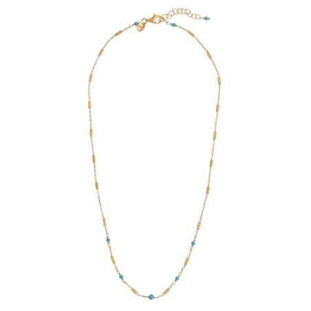 Něžný pozlacený náhrdelník s tyrkysem AL3243-Oro-Turchese Alisia