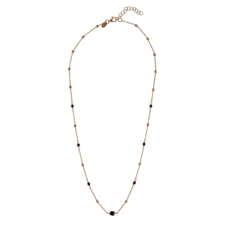 Stylový pozlacený náhrdelník s černým spinelem AL4098-Oro-Spinello Alisia