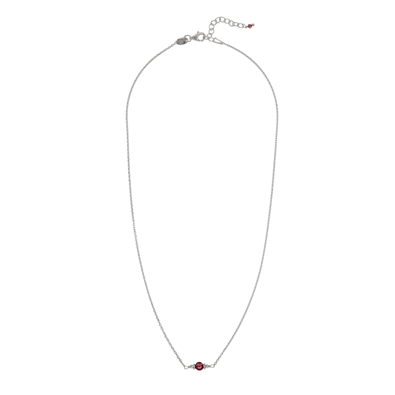 Minimalistický stříbrný náhrdelník s granátem AL4895-Argento-Granato Alisia Minimalistický stříbrný náhrdelník s granátem AL4895-Argento-Granato Alisia