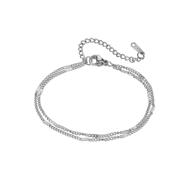 Dvojitý ocelový náramek pro ženy Maia EWB24026S Emily Westwood Dvojitý ocelový náramek pro ženy Maia EWB24026S Emily Westwood