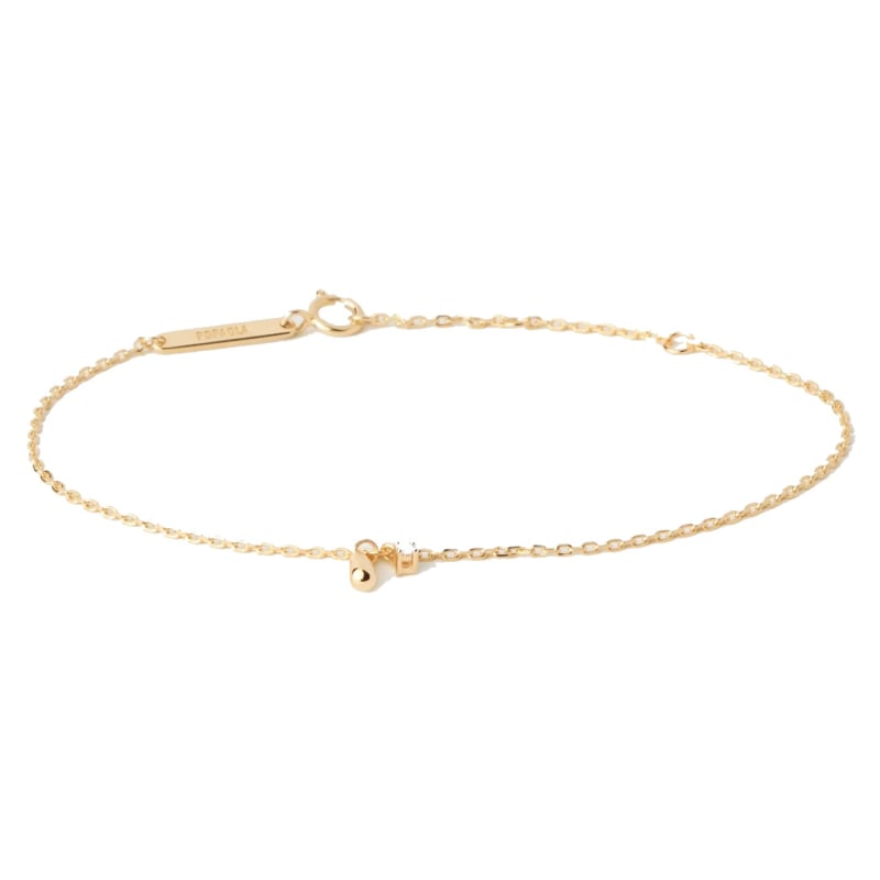 Jemný pozlacený náramek Kira Essentials PU01-846-U Pdpaola