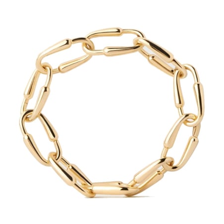 Masivní pozlacený náramek Loop Essentials PU01-850-U Pdpaola