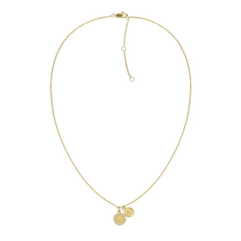 Stylový pozlacený náhrdelník s krystaly Mini Crystals 2780902 Tommy Hilfiger Stylový pozlacený náhrdelník s krystaly Mini Crystals 2780902 Tommy Hilfiger