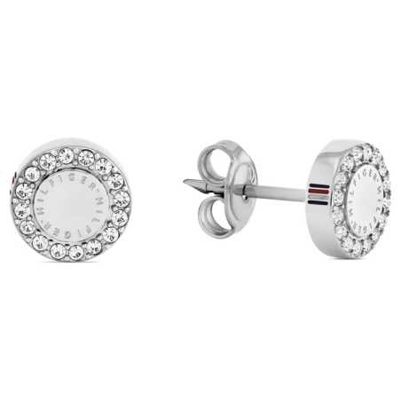 Ocelové náušnice pecky s krystaly 2780907 Tommy Hilfiger