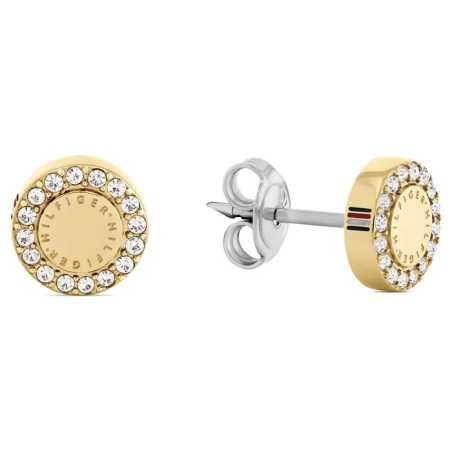 Pozlacené náušnice pecky s krystaly 2780908 Tommy Hilfiger