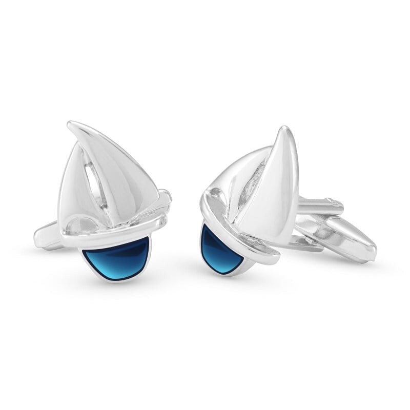 Designové manžetové knoflíčky Plachetnice KS-169B Troli