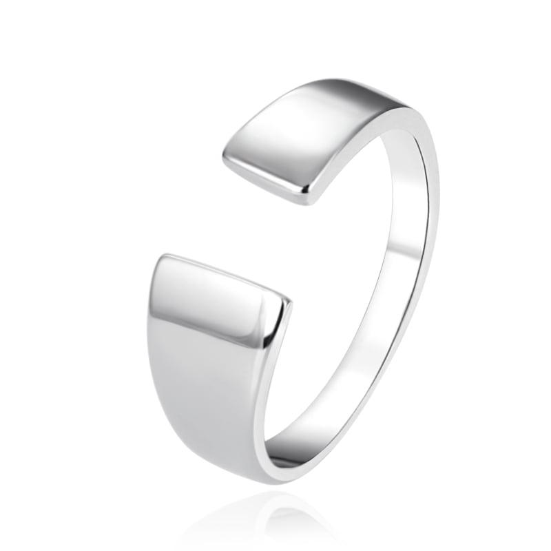 Stříbrný otevřený prsten AGT-R04X42 Agato / Obvod: 52 mm - 52 mm