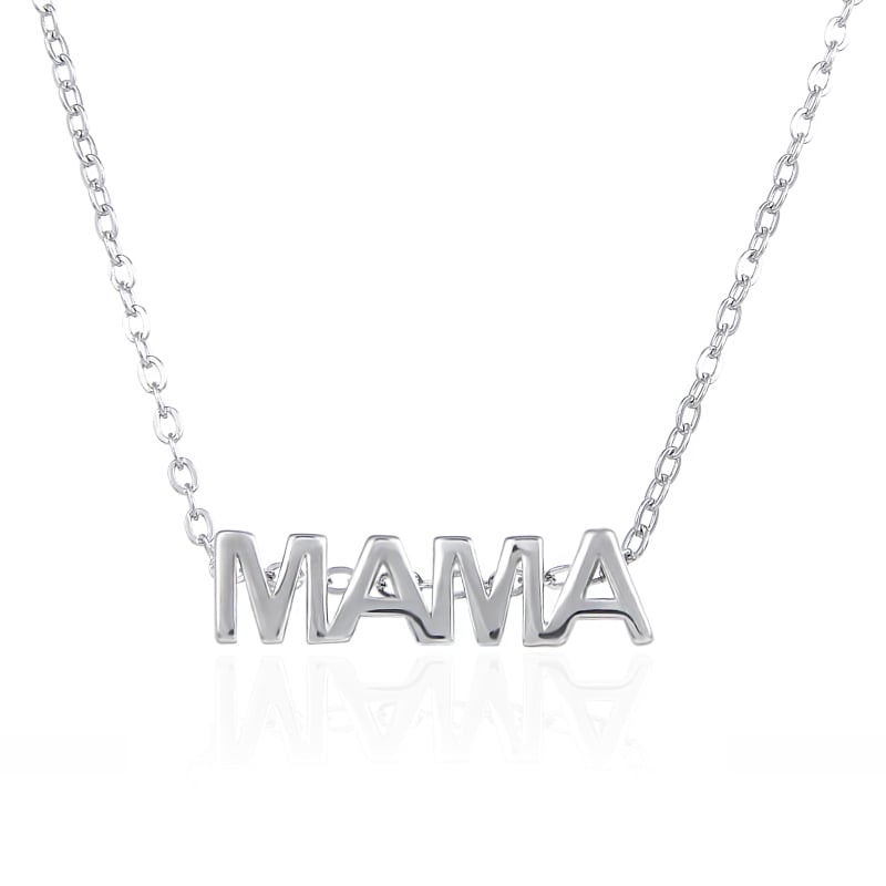 Stříbrný náhrdelník Máma AGT-N001W Agato