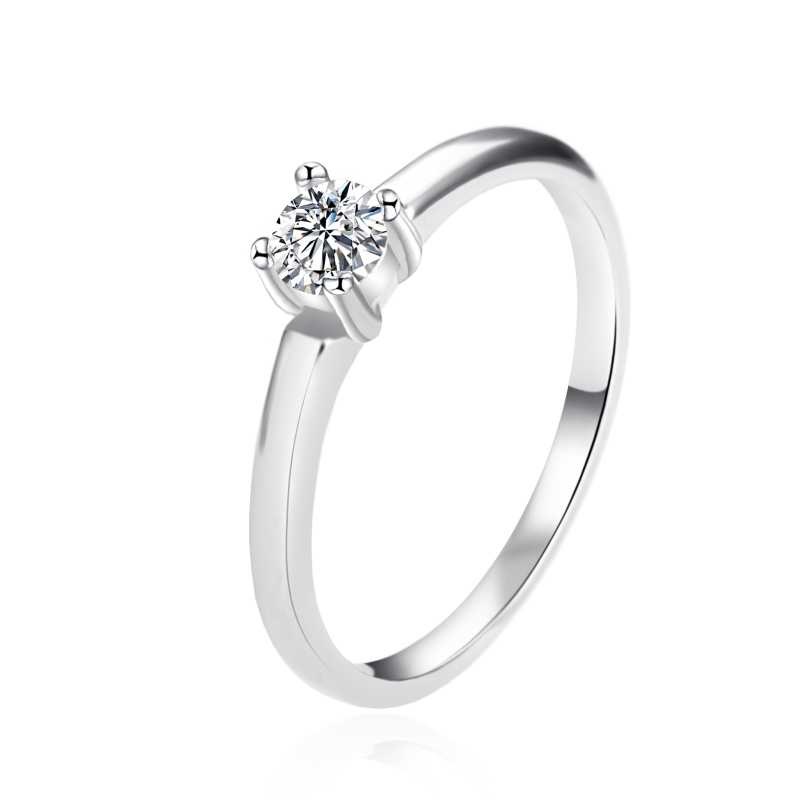 Okouzlující stříbrný prsten se zirkonem AGT-R05W Agato / Obvod: 52 mm - 52 mm Okouzlující stříbrný prsten se zirkonem AGT-R05W Agato / Obvod: 52 mm - 52 mm