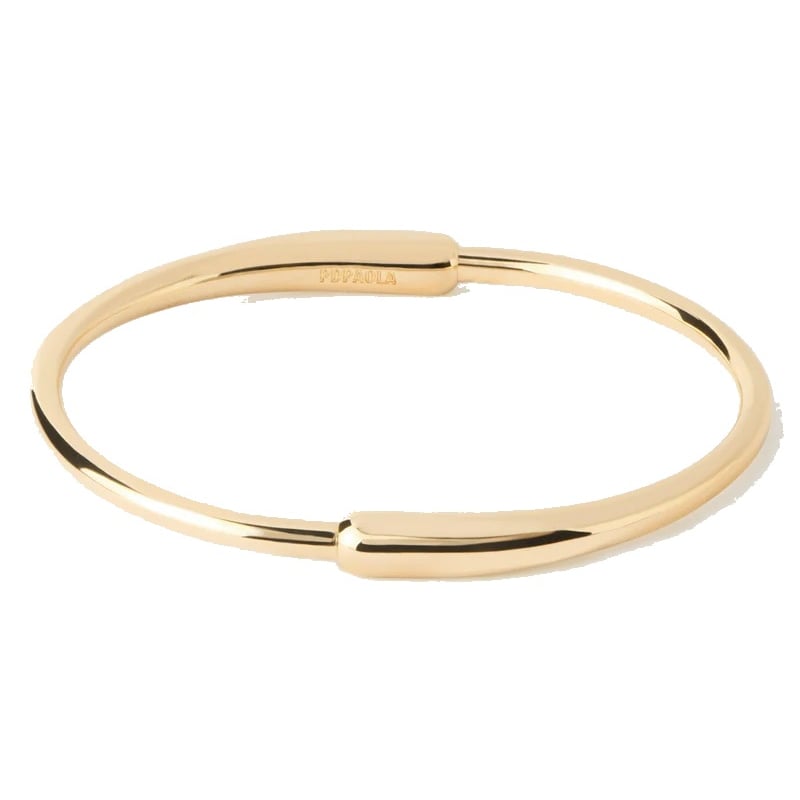 Pevný pozlacený náramek Loop Essentials PU01-851 Pdpaola / Průměr: 6 cm Pevný pozlacený náramek Loop Essentials PU01-851 Pdpaola / Průměr: 6 cm