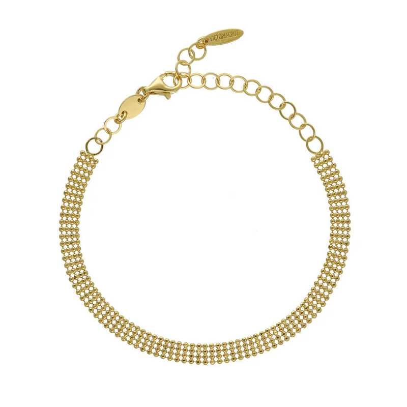 Pozlacený náramek pro ženy Empire A4922-DP Victoria Cruz