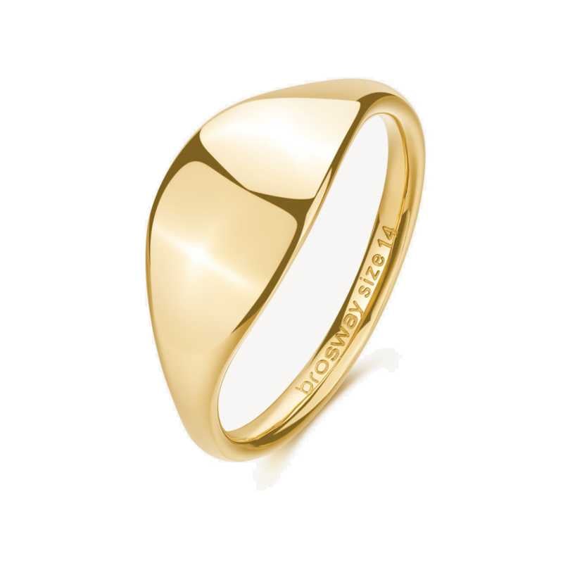 Výrazný pozlacený prsten Essential BNL120 Brosway / Obvod: 60 mm - 60 mm Výrazný pozlacený prsten Essential BNL120 Brosway / Obvod: 60 mm - 60 mm