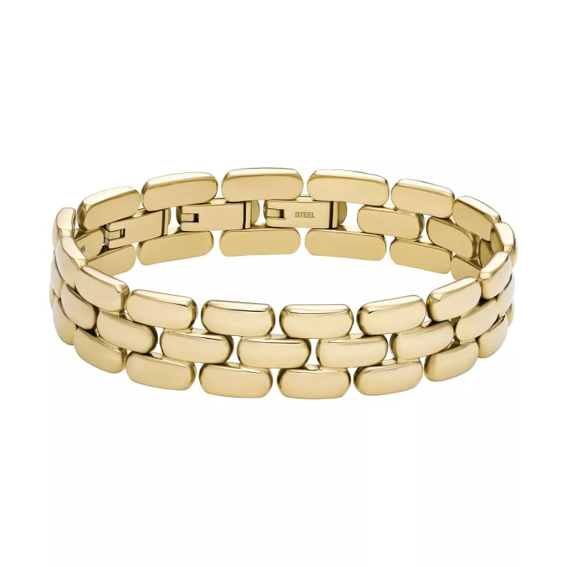 Pozlacený náramek z oceli Arden JF04784710 Fossil Pozlacený náramek z oceli Arden JF04784710 Fossil