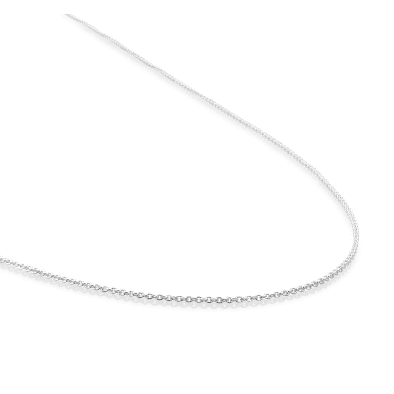 Slušivý stříbrný řetízek pro ženy SNSM0 Sparkling / Délka: 60 cm Slušivý stříbrný řetízek pro ženy SNSM0 Sparkling / Délka: 60 cm