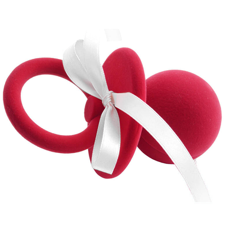 Červená dárková krabička s bílou stužkou Dudlík FU-217/A7 Jk Box Červená dárková krabička s bílou stužkou Dudlík FU-217/A7 Jk Box