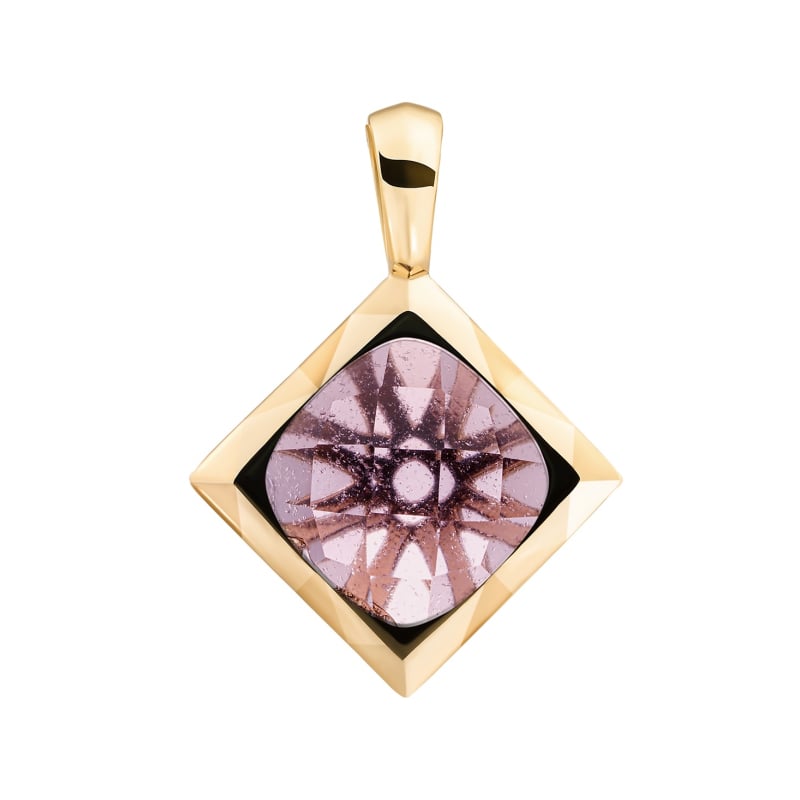 Pozlacený přívěsek s růženínem SPG32-G59 Sparkling Pozlacený přívěsek s růženínem SPG32-G59 Sparkling