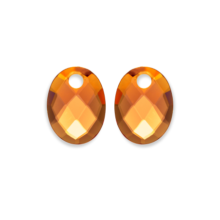 Oválné přívěsky na náušnice z citrínu EAGEM38-MO Sparkling