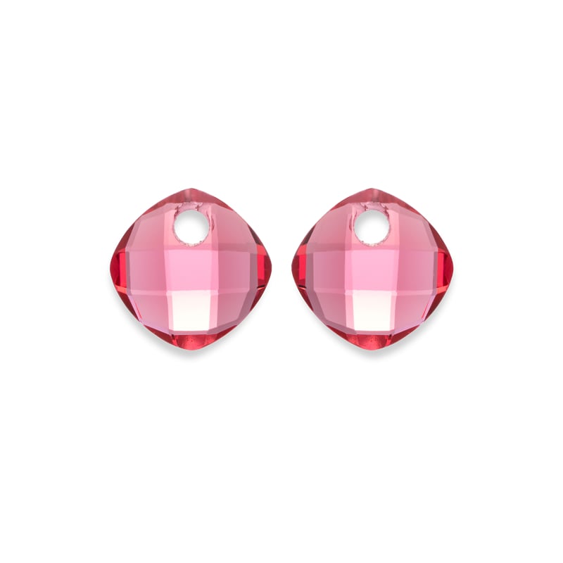 Přívěsky na náušnice z fuchsiového křemene EAGEM51-CC Sparkling