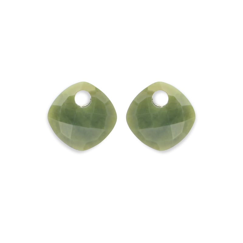 Přívěsky na náušnice ze zeleného nefritu EAGEM61-CC Sparkling Přívěsky na náušnice ze zeleného nefritu EAGEM61-CC Sparkling
