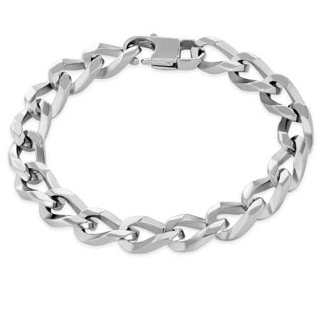 Masivní ocelový náramek Troli / Délka: 19 cm