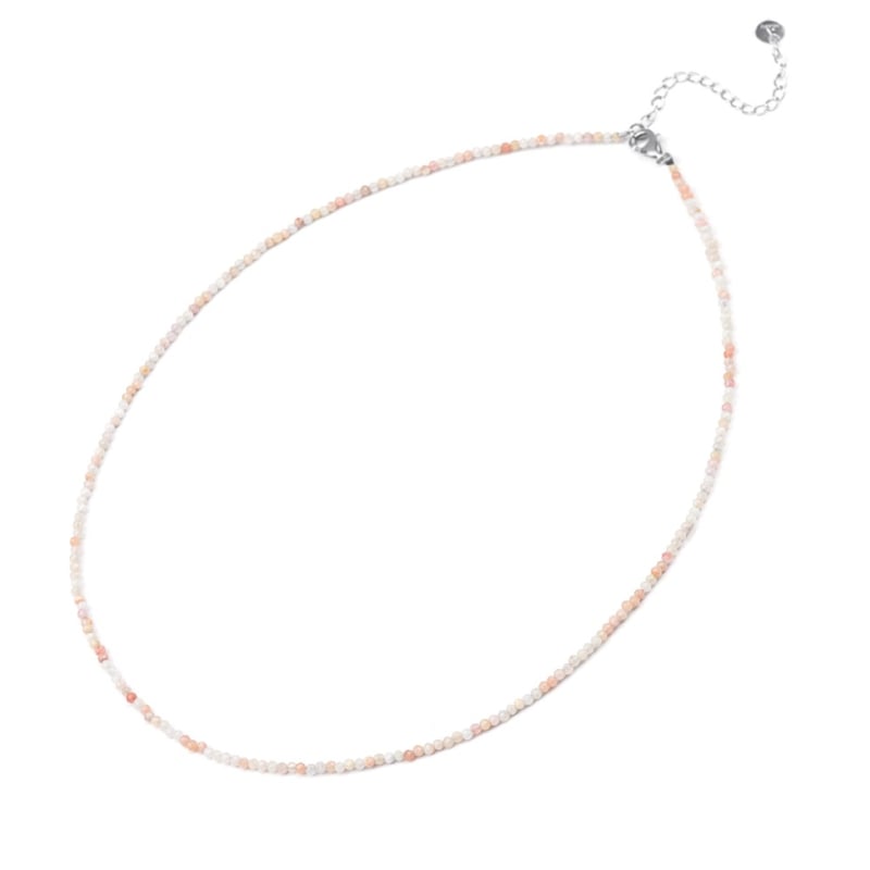 Dámský minerální náhrdelník s růžovým opálem POL-N10/47L Agato