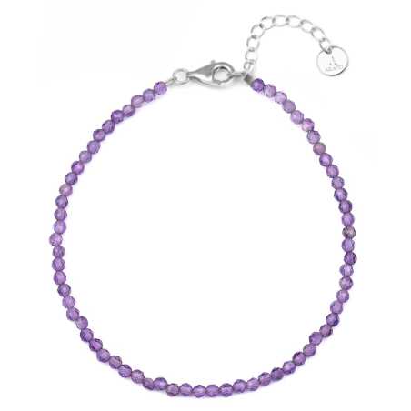 Minerální náramek s ametystem POL-B03/21L Agato