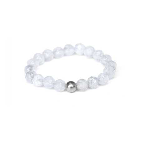 Minerální prsten s chalcedonem POL-R17 Agato / Obvod: 52 mm - 52 mm