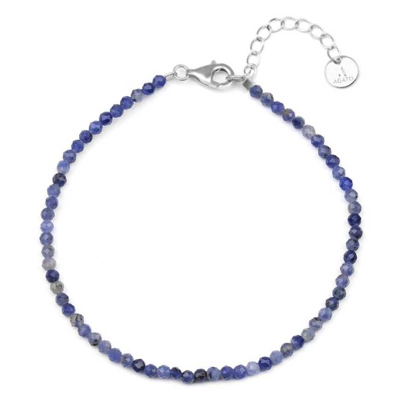 Minerální náramek s korálky ze sodalitu POL-B16/21L Agato