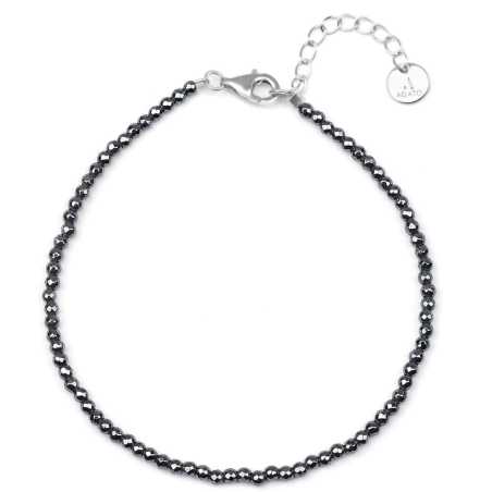 Minerální náramek s korálky hematitu POL-B13/21L Agato
