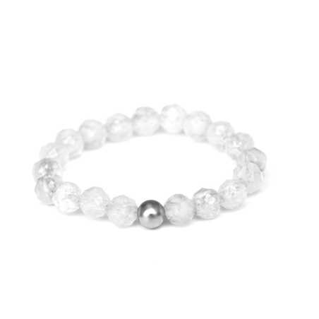 Minerální prsten s měsíčním kamenem POL-R06 Agato / Obvod: 53 mm - 53 mm