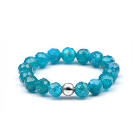 Dámský minerální prsten s apatitem POL-R05 Agato / Obvod: 57 mm - 57 mm