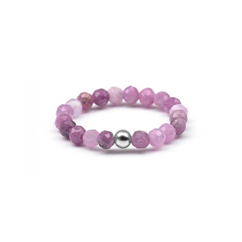 Minerální prsten s rubínem POL-R12 Agato / Obvod: 56 mm - 56 mm