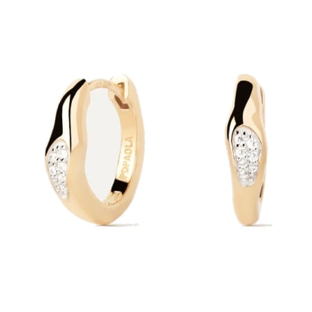 Pozlacené náušnice se zirkonií Onda Essentials AR01-C12-U Pdpaola
