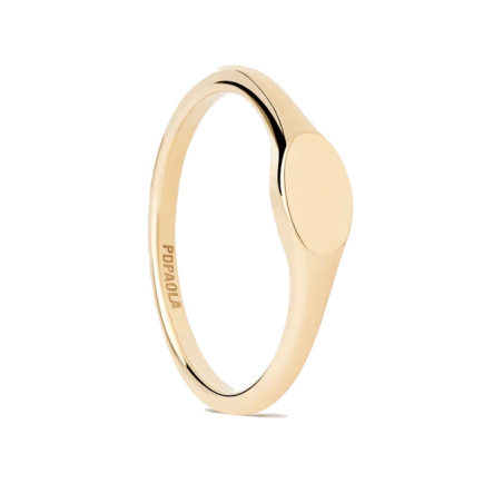 Originální pozlacený prsten Oval Mini AN01-C46 Pdpaola / Obvod: 56 mm - 56 mm