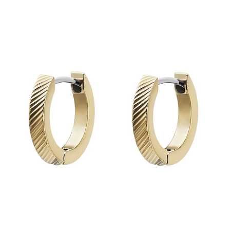 Elegantní pozlacené kruhy Harlow JF04771710 Fossil