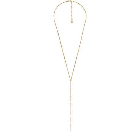 Módní pozlacený náhrdelník All Stacked Up JF04808710 Fossil