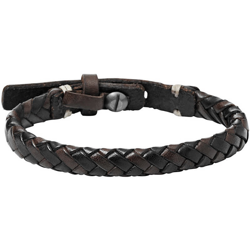 Pánský vintage náramek z kůže JA5932716 Fossil