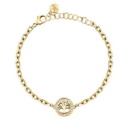 Slušivý pozlacený náramek Strom života Talismani SAQE45 Morellato