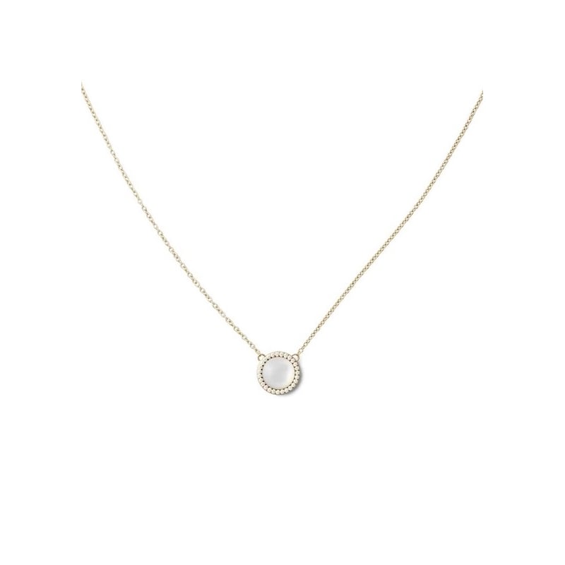 Krásný pozlacený náhrdelník s perletí a krystaly Audrey DW00401441 Daniel Wellington Krásný pozlacený náhrdelník s perletí a krystaly Audrey DW00401441 Daniel Wellington