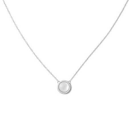 Něžný náhrdelník s perletí a krystaly Audrey DW00401453 Daniel Wellington