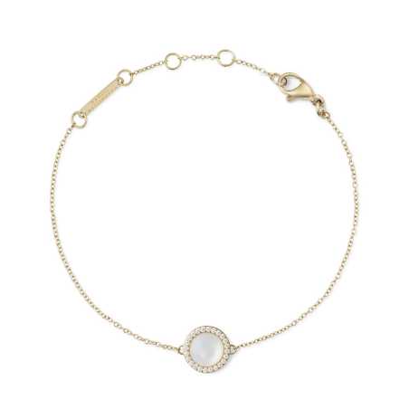 Půvabný náramek s perletí a krystaly Audrey DW00401423 Daniel Wellington