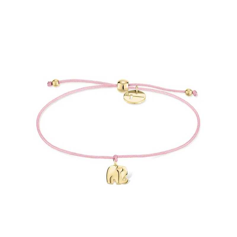 Šňůrkový náramek pro štěstí s přívěskem slona Little Elephant TJ-0599-B-17 Tamaris Šňůrkový náramek pro štěstí s přívěskem slona Little Elephant TJ-0599-B-17 Tamaris