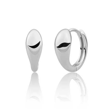 Stříbrné kruhové náušnice EAS32 Sparkling