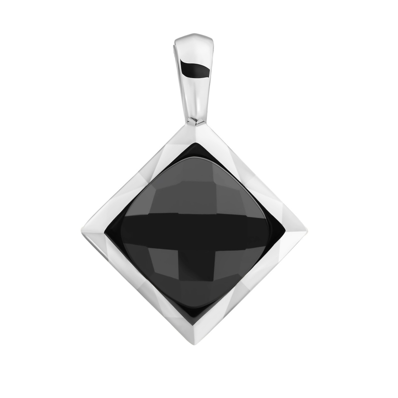 Stříbrný přívěsek s onyxem SP32-G07 Sparkling Stříbrný přívěsek s onyxem SP32-G07 Sparkling