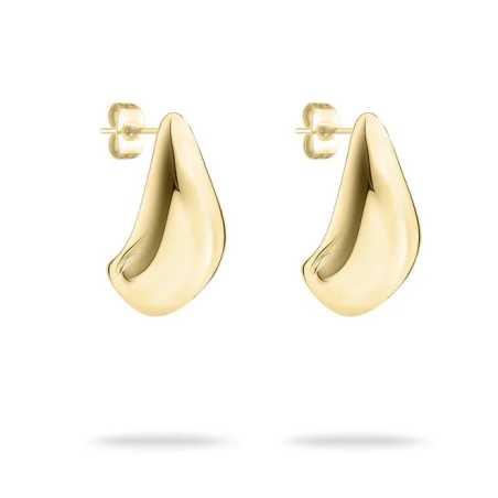 Pozlacené ocelové náušnice Organic Shapes Tear Drop TJ-0601-E-22 Tamaris